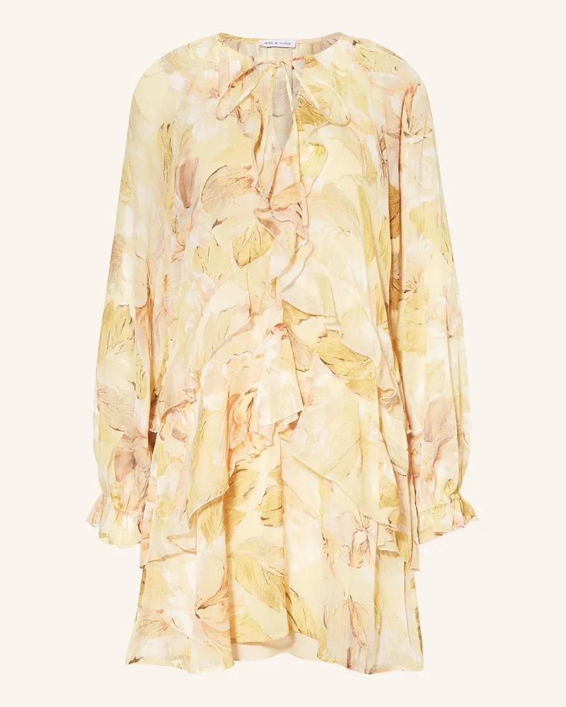Mrs & HUGS Kleid Mit Volants gelb Gelb