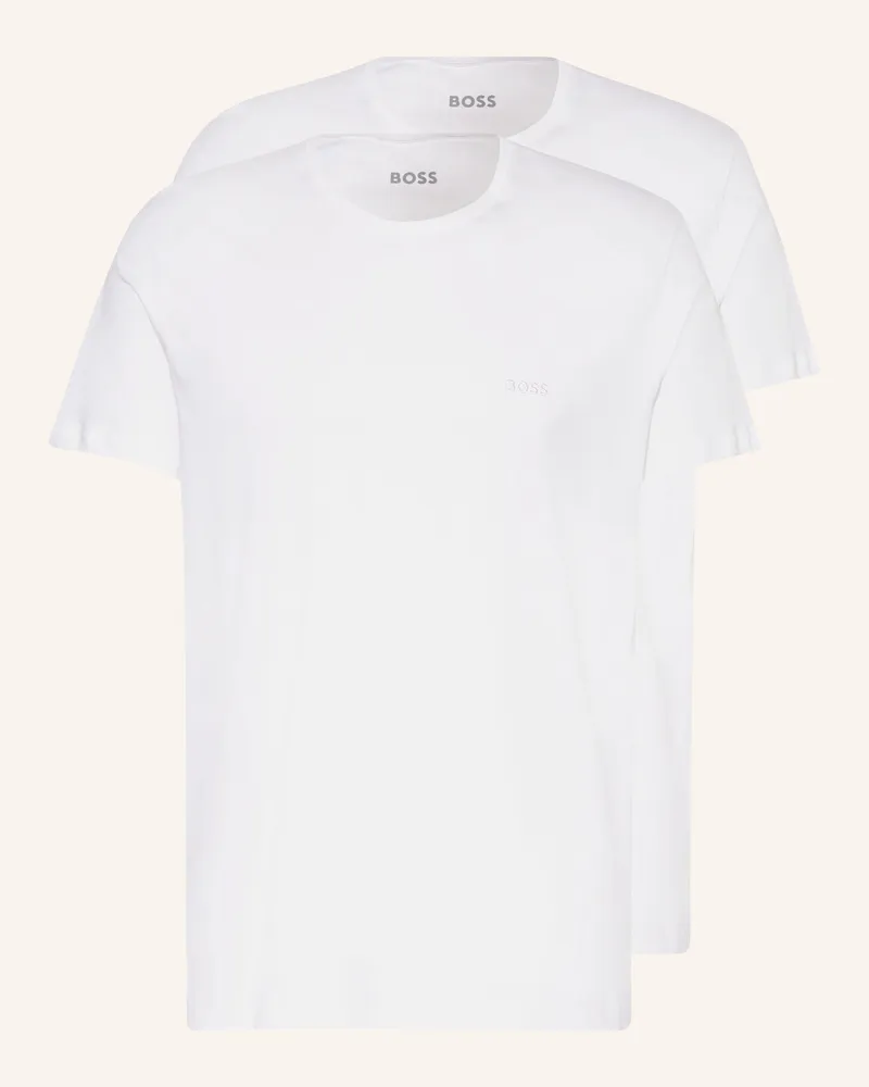 HUGO BOSS 2er-Pack T-Shirts Comfort weiss Weiss