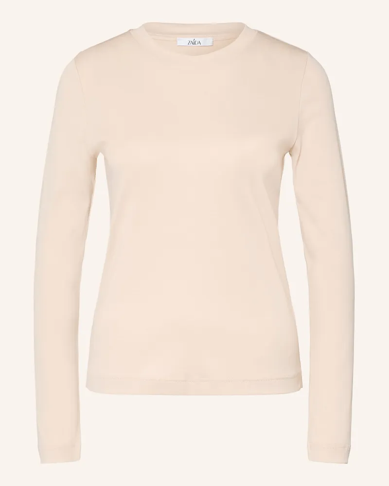 ZAíDA Longsleeve braun Hellbraun