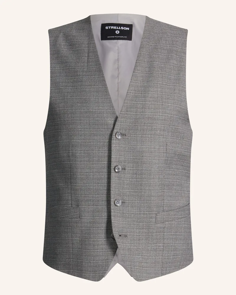 Strellson Anzugweste GYL2 Slim Fit Grau