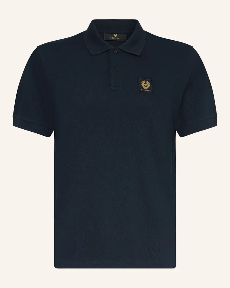 Belstaff Piqué-Poloshirt blau Dunkelblau