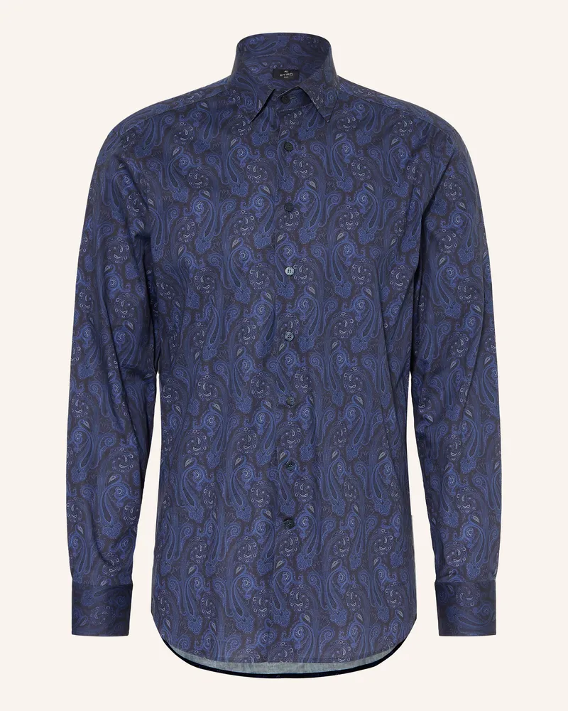 Etro Hemd Regular Fit blau Dunkelblau
