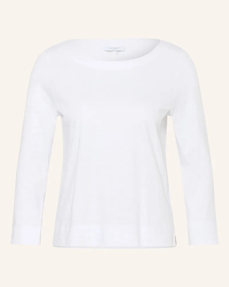 HOBBS London Shirt MARTIE mit 3/4-Arm Weiss