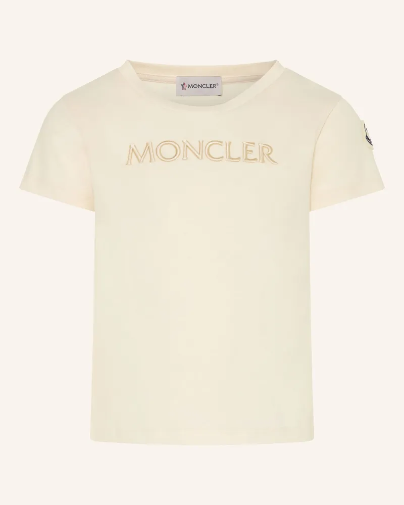 Moncler T-Shirt weiss Ecru