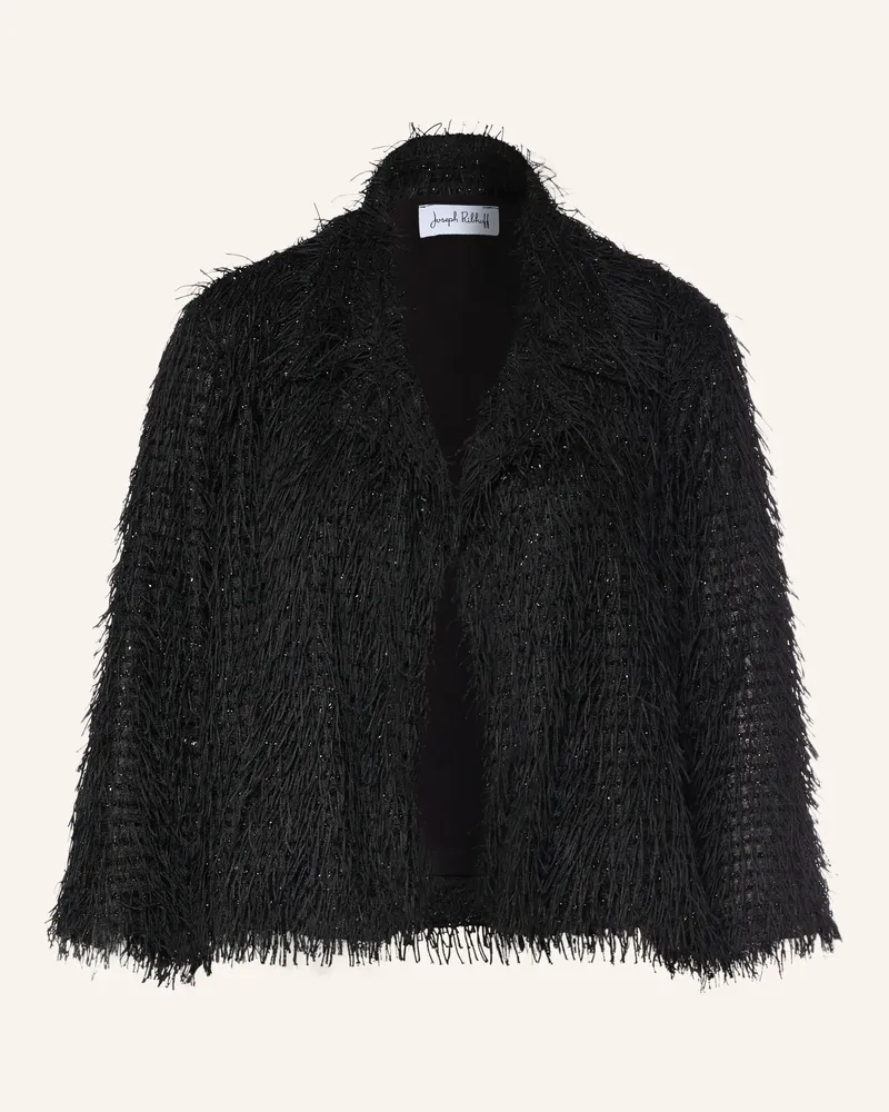 Joseph Ribkoff Kastenjacke Mit Glitzergarn schwarz Schwarz