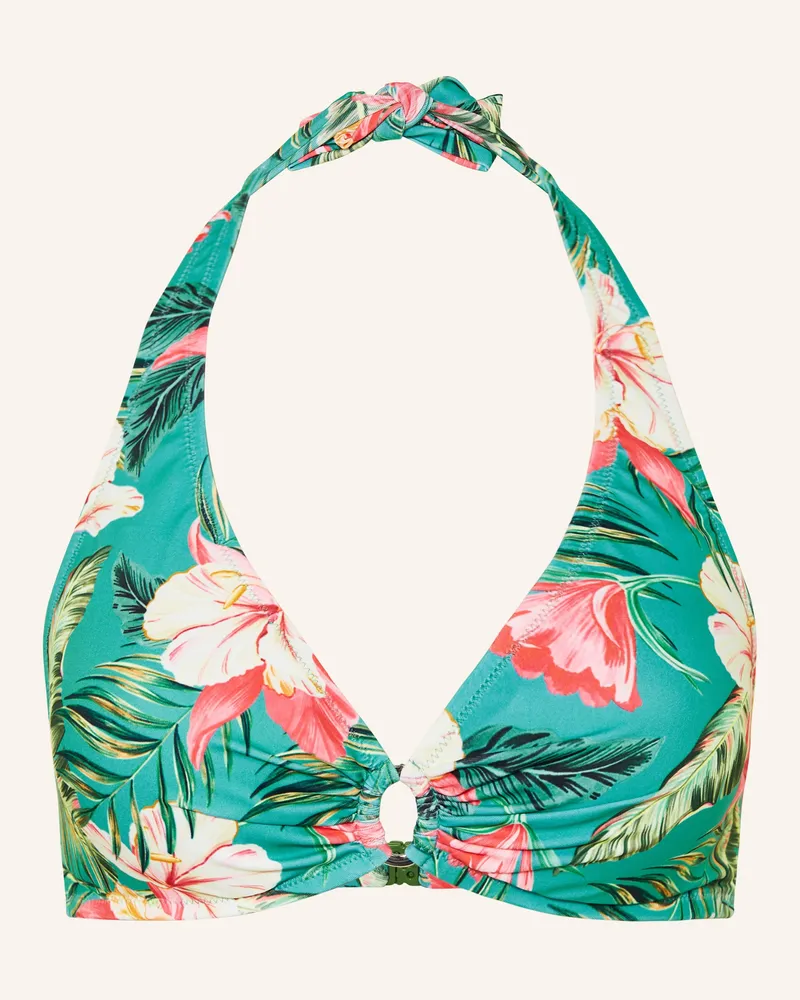 Lidea Neckholder-Bikini-Top Tropic Joy gruen Grün