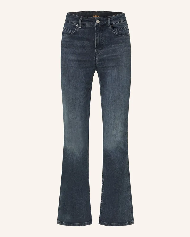 HUGO BOSS Bootcut Jeans Rosa blau 401