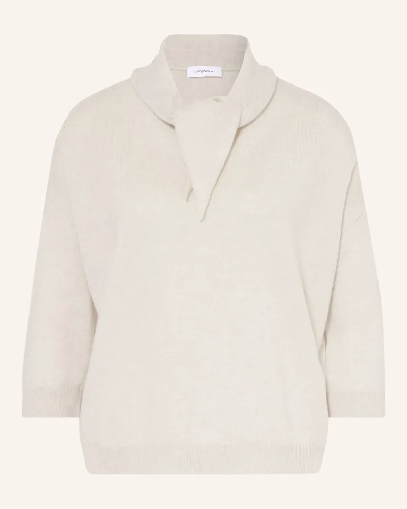 Darling Harbour Pullover Mit Cashmere weiss Chalk