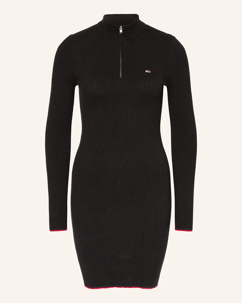 Tommy Hilfiger Strickkleid Schwarz