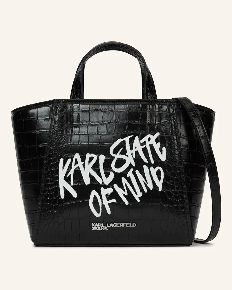 Karl Lagerfeld Handtasche schwarz Schwarz