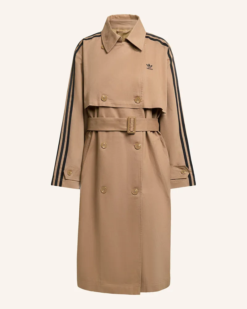 adidas Trenchcoat ADICOLOR TRENCH COAT TWILL Cognac