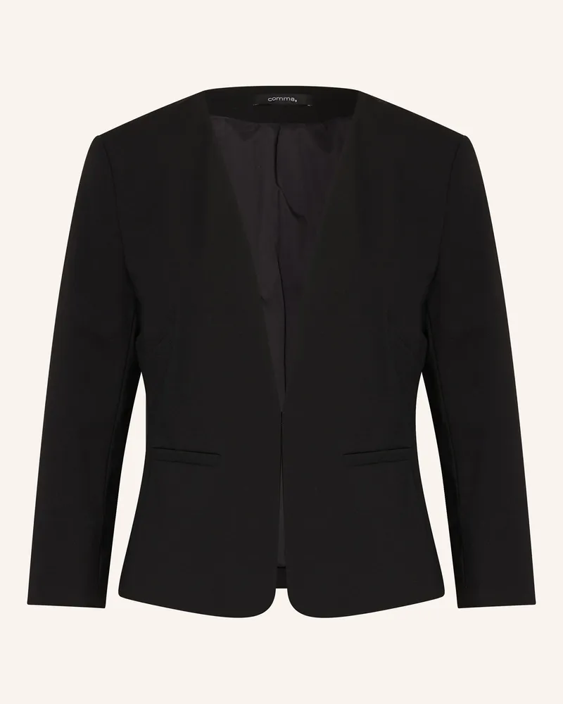 COMMA Blazer mit 3/4-Arm Schwarz