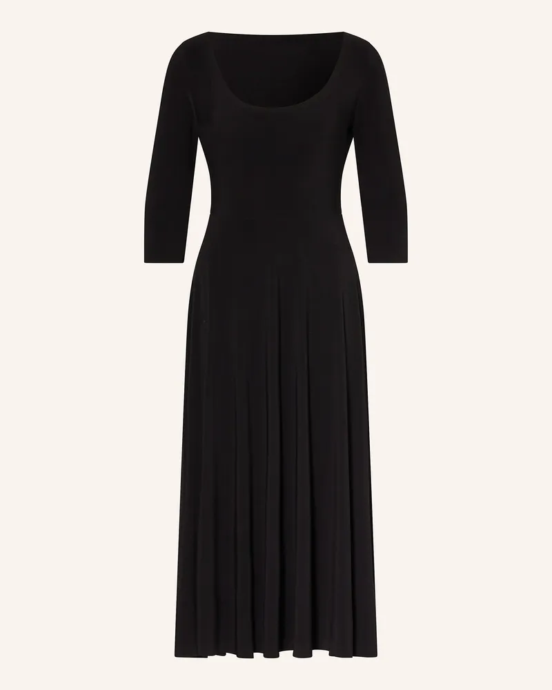 Norma Kamali Jerseykleid schwarz Schwarz