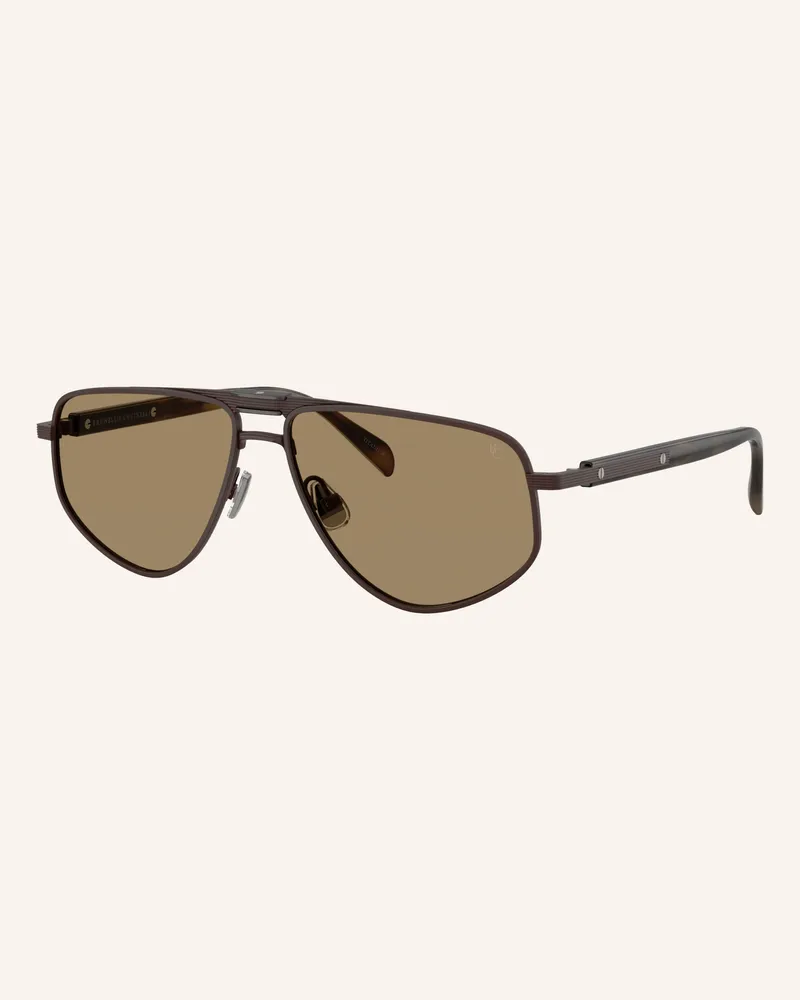 Brunello Cucinelli Sonnenbrille bc2020st braun Braun