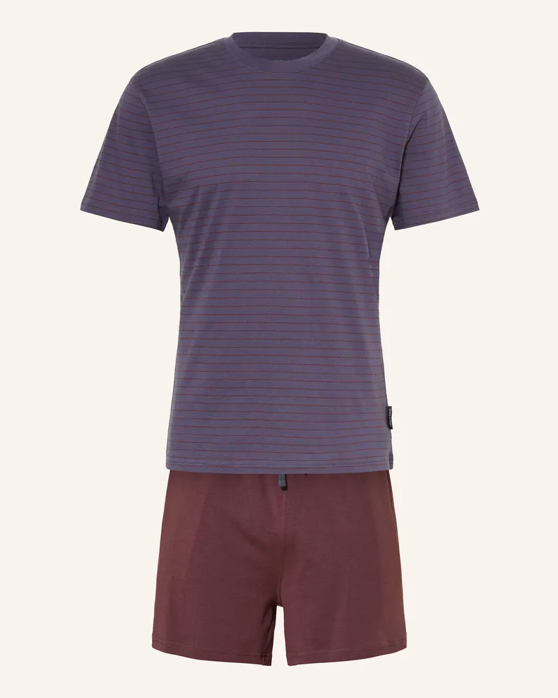 Marc O'Polo Shorty-Schlafanzug blau Blau