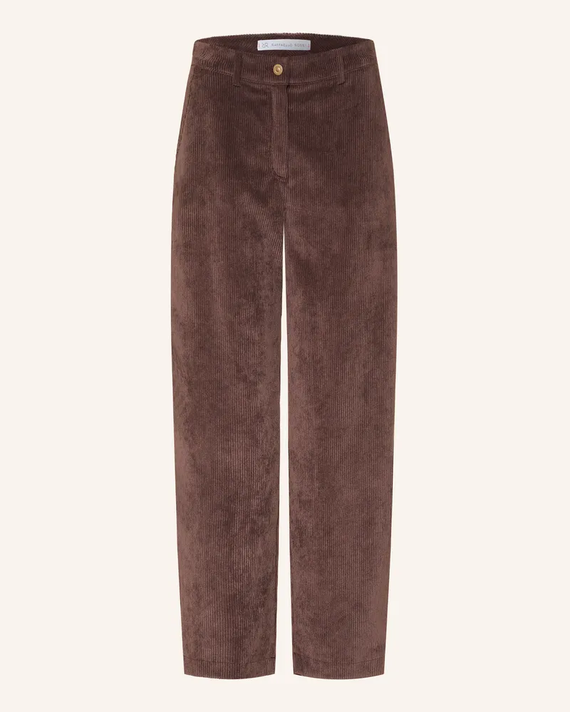 RAFFAELLO ROSSI  7/8-Hose Phibi Aus Cord braun Dunkelbraun