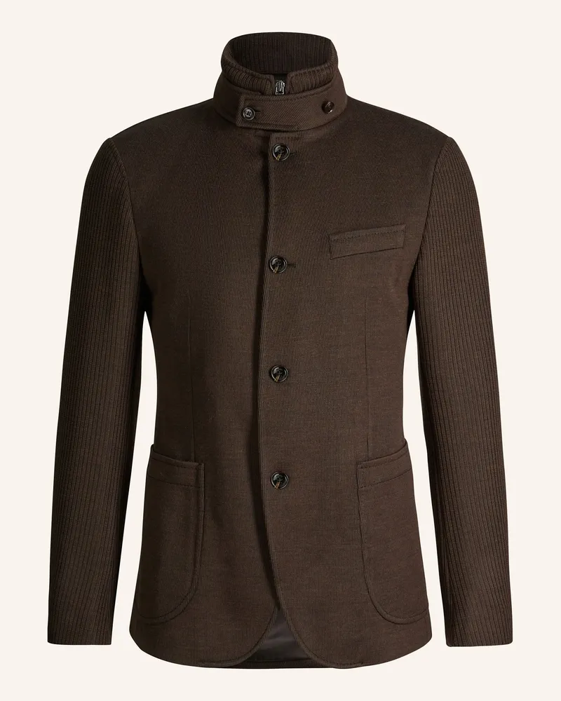 JOOP! Sakko Slim Fit braun Dunkelbraun