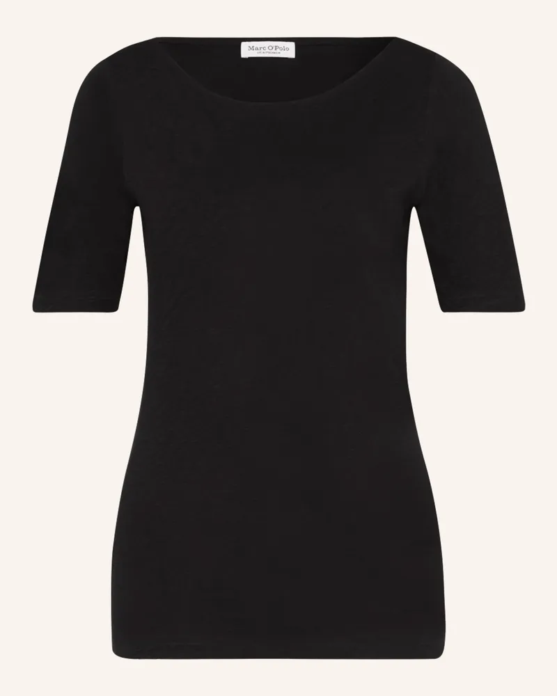 Marc O'Polo T-Shirt schwarz Schwarz