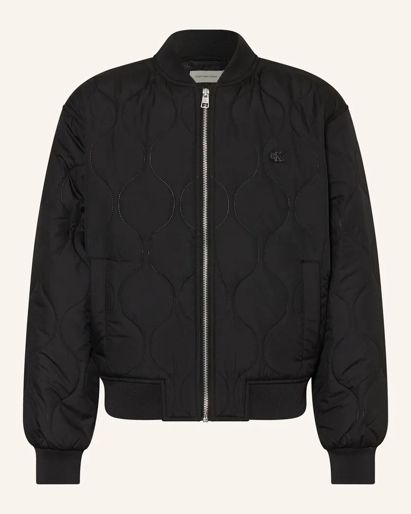 Calvin Klein Steppblouson schwarz Schwarz