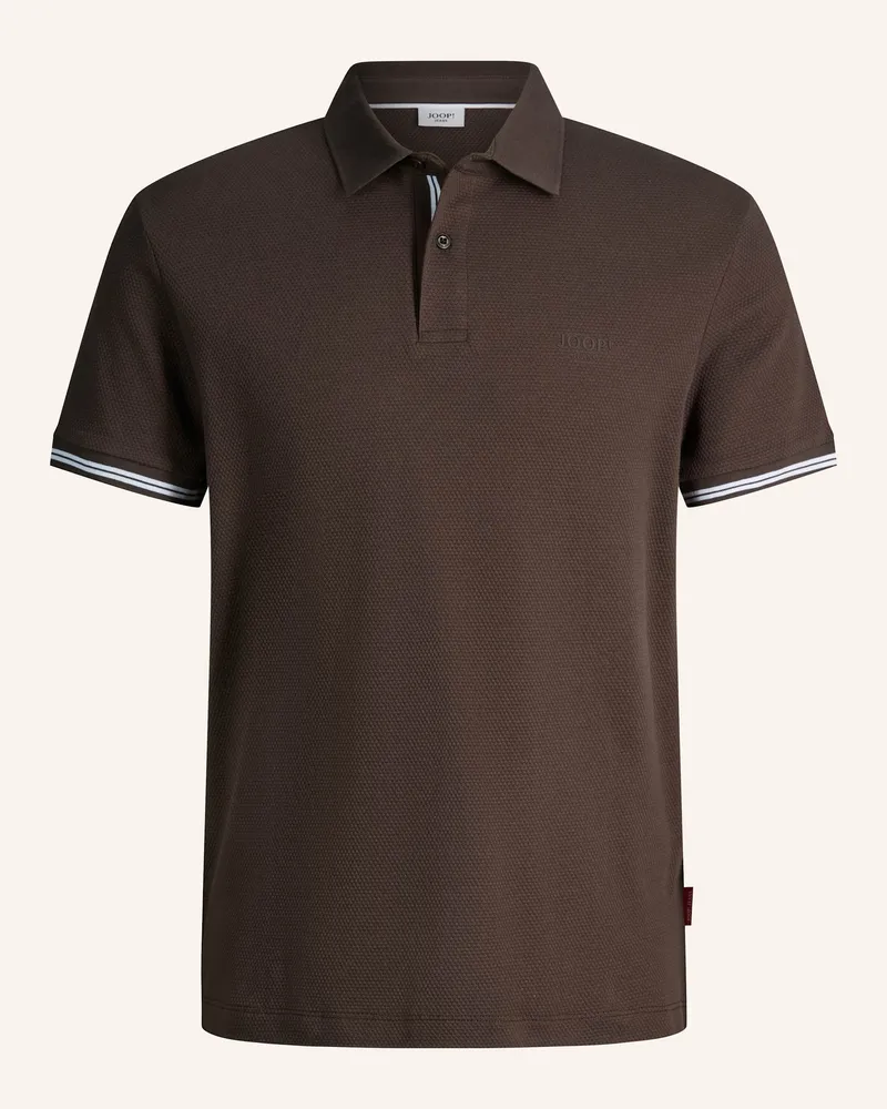 JOOP! Piqué-Poloshirt AMARE Dunkelbraun