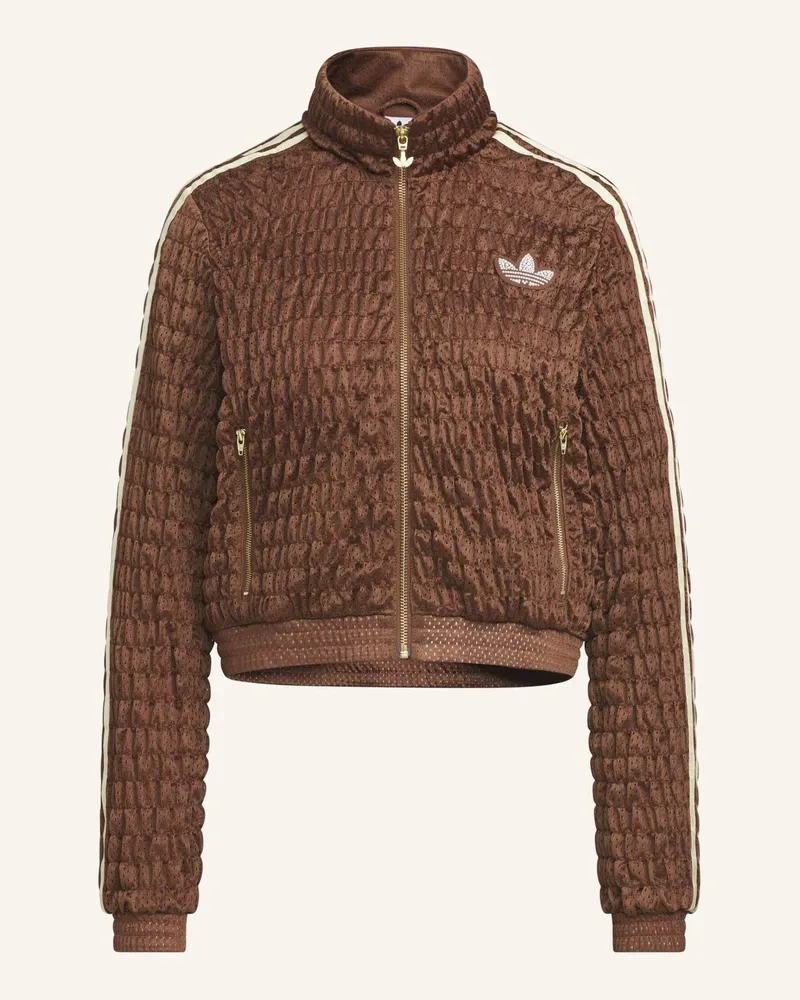 adidas SMOKED TRACK TOP Braun
