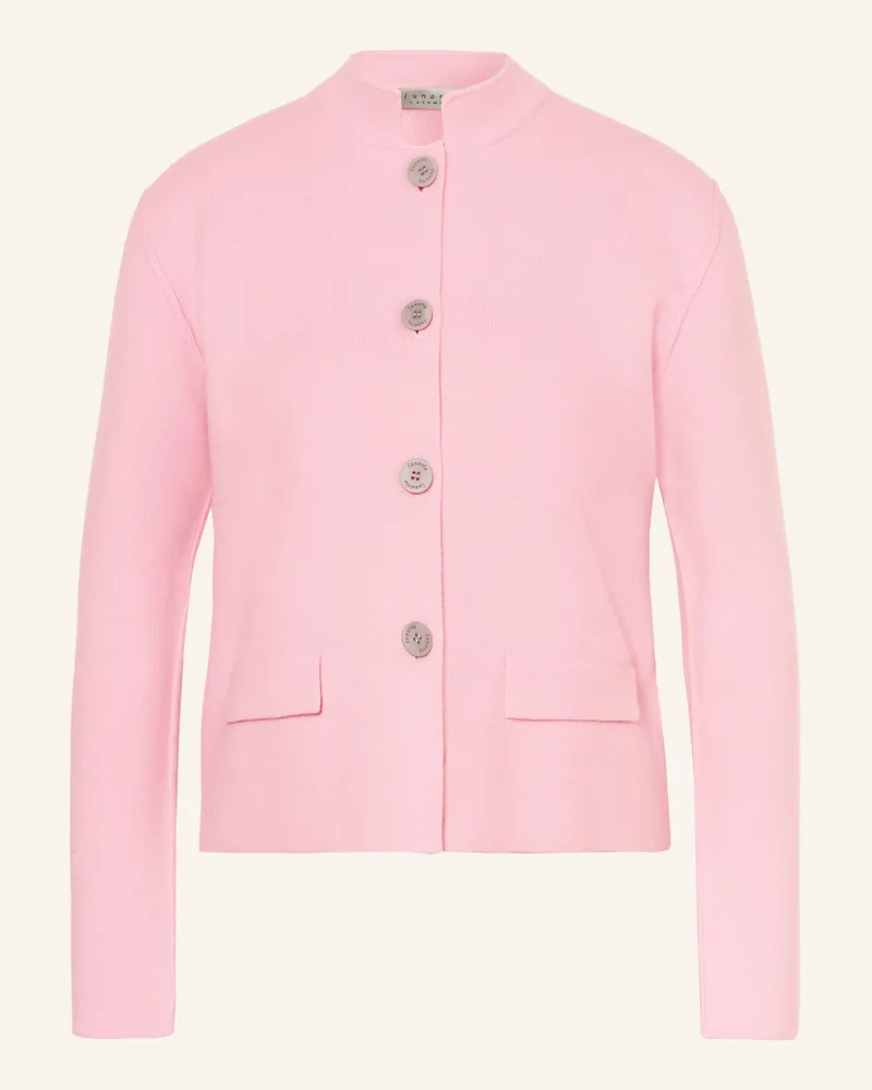 Lunaria Cashmere Strickblazer aus Cashmere Rosa