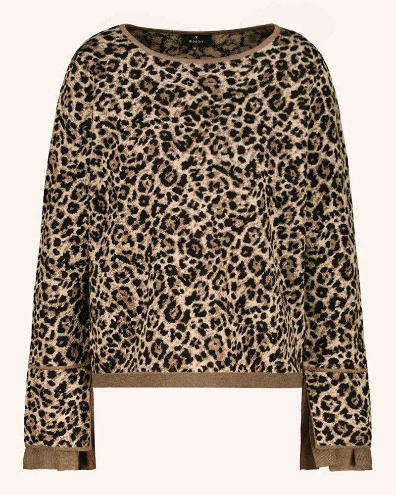 monari Pullover mit Glitzergarn Schwarz