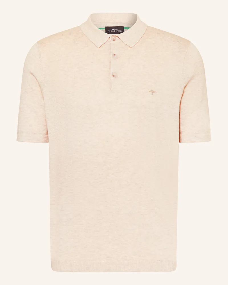 Fynch-Hatton Strick-Poloshirt Beige