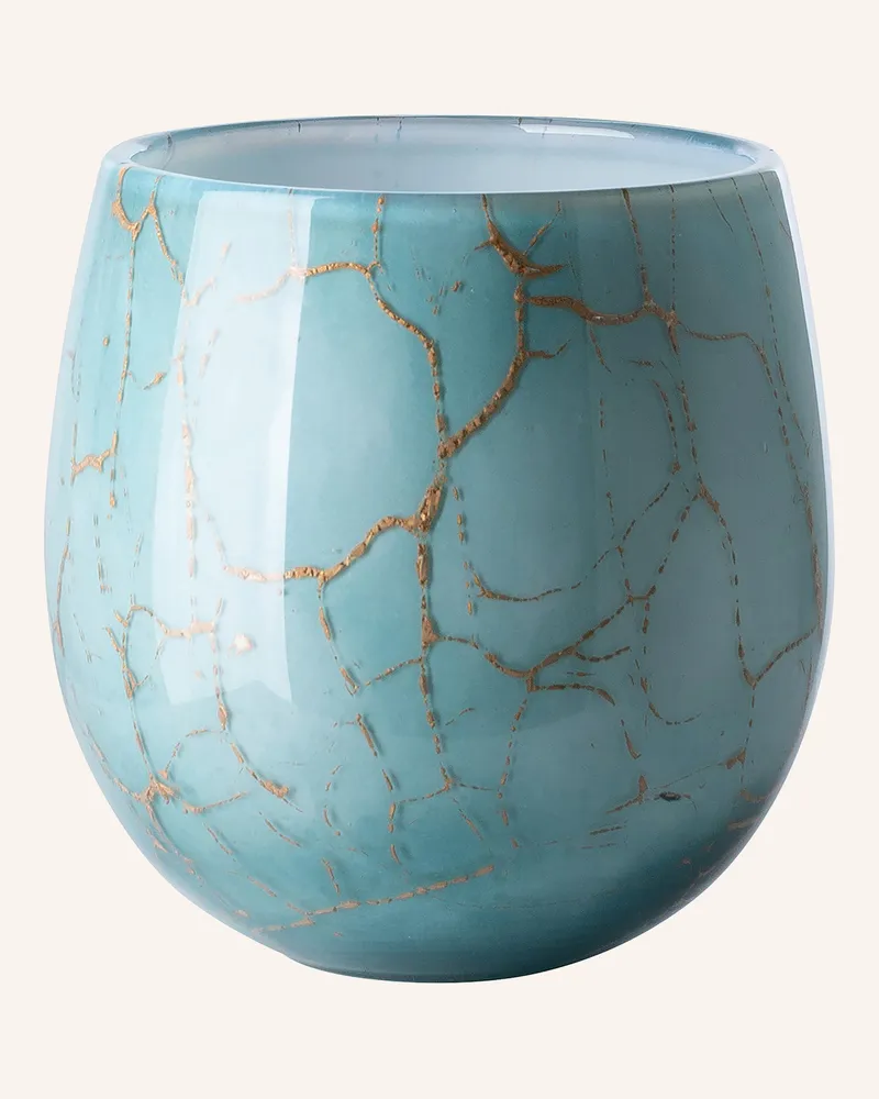 Fink Windlicht, Vase Cosmic gruen Gold