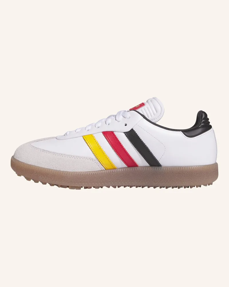 adidas Golfschuhe Samba weiss Weiss