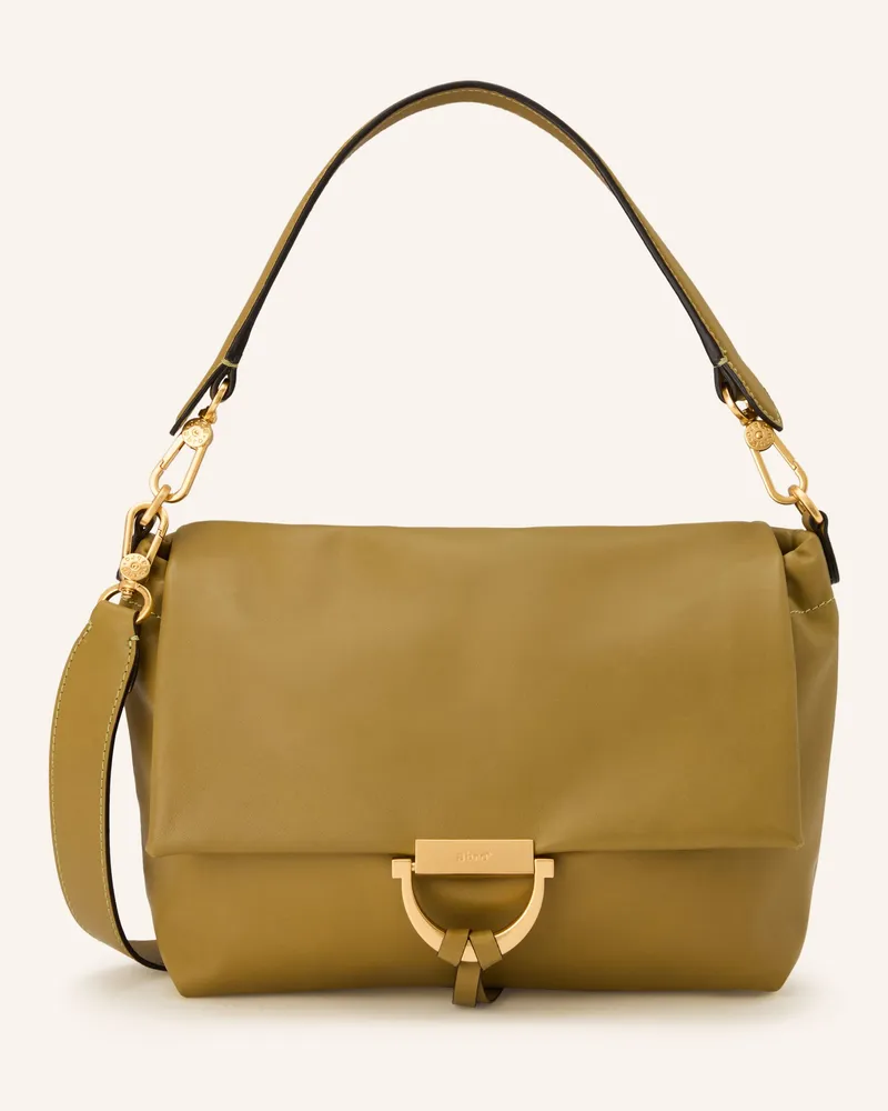Abro Schultertasche Temi Medium gruen Oliv