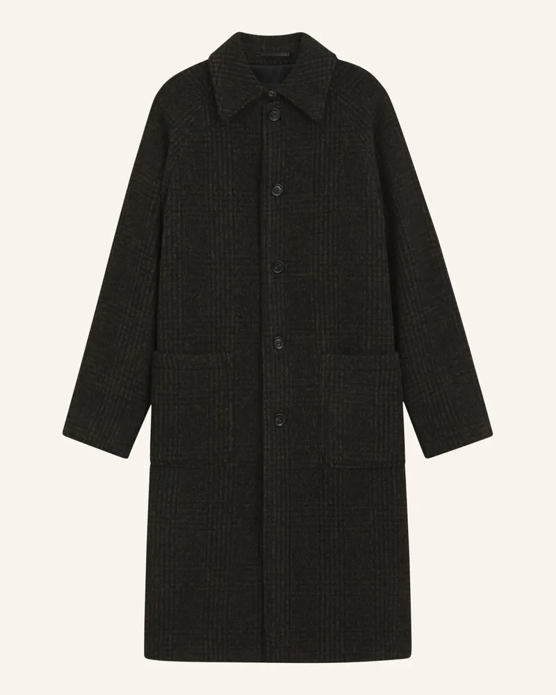 HUGO BOSS Mantel L-Cohn-264 Relaxed Fit gruen Grün