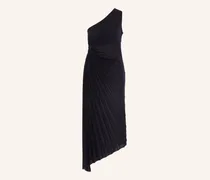 Cocktailkleid mit Glitzergarn und Cut-out