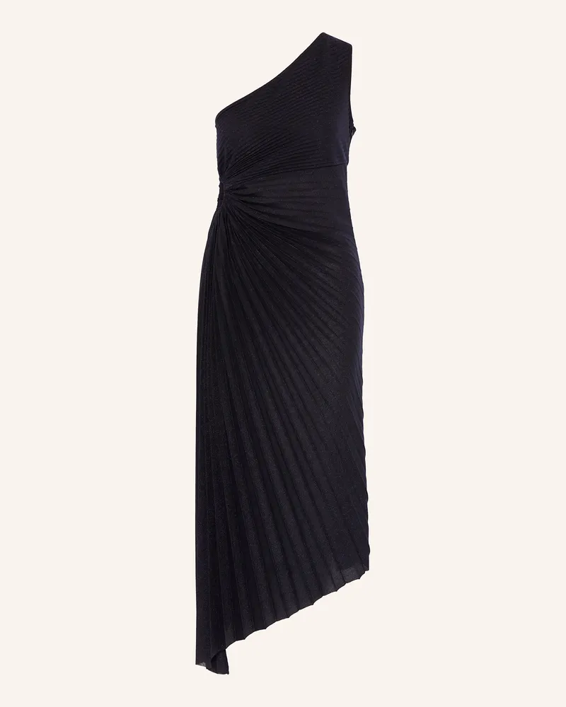 Vera Mont Cocktailkleid mit Glitzergarn und Cut-out Dunkelblau