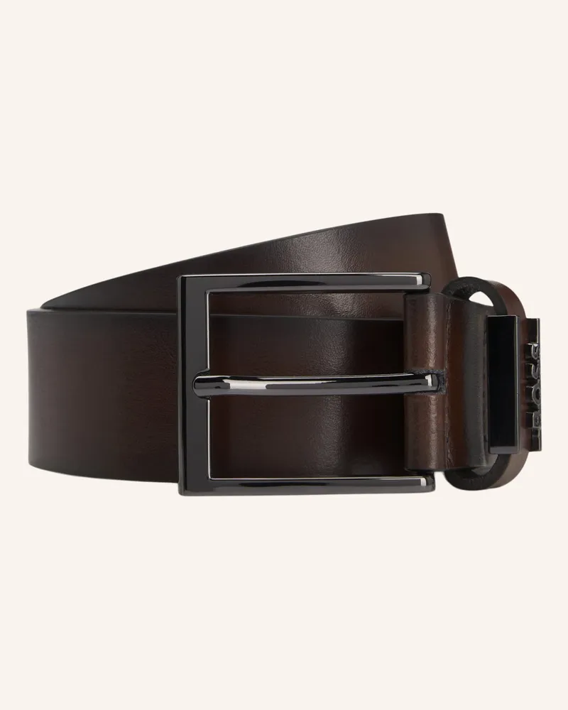 HUGO BOSS Business Gürtel COLE-ANT_SZ35 Dunkelbraun