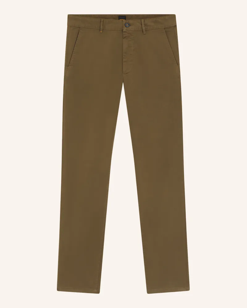 HUGO BOSS Chino CHINO Slim Fit Dunkelgrün