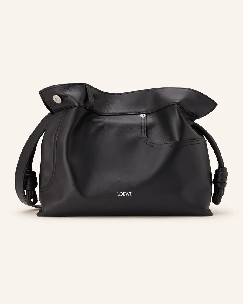 Loewe Schultertasche FLAMENCO Schwarz
