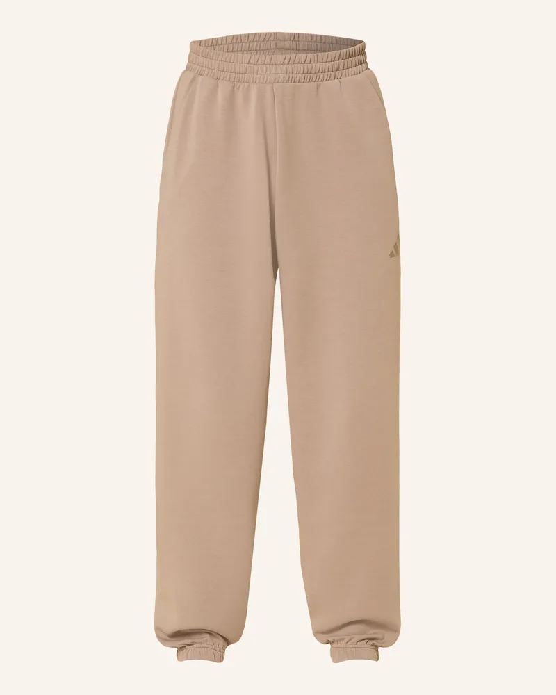 adidas Sweatpants Soft Lux braun Beige