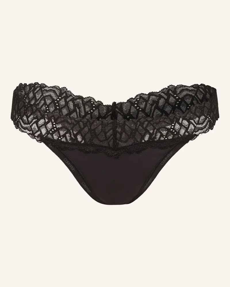 Calvin Klein String Ck Attraction schwarz Schwarz