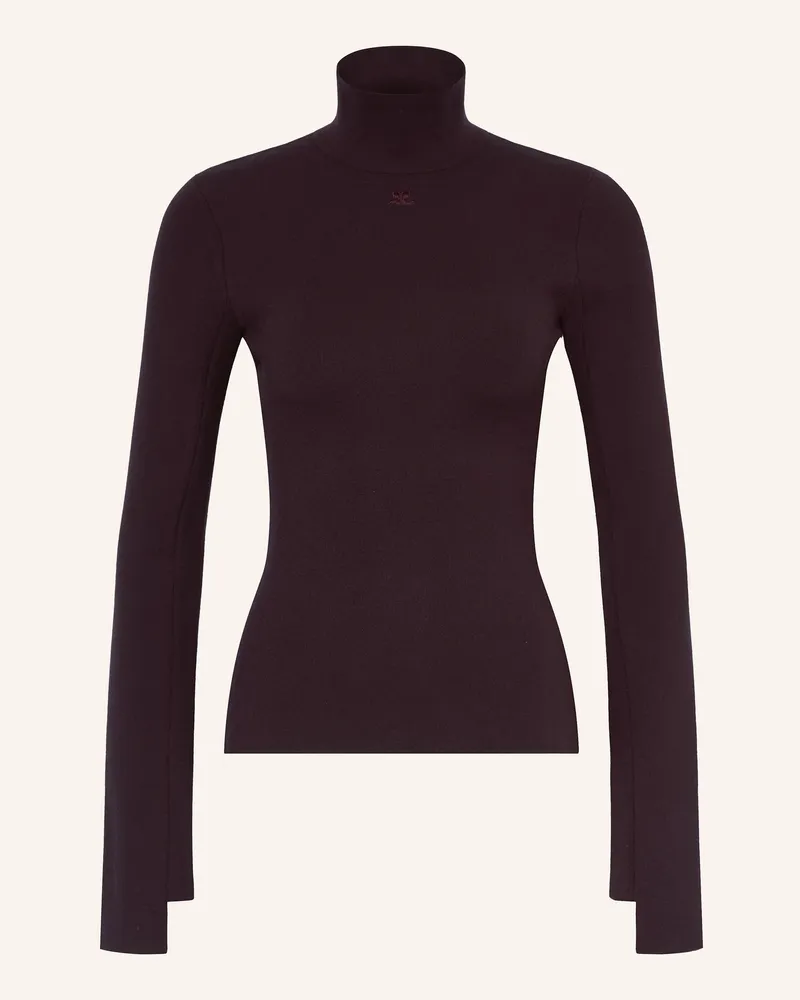 Courrèges Pullover rot Dunkelrot