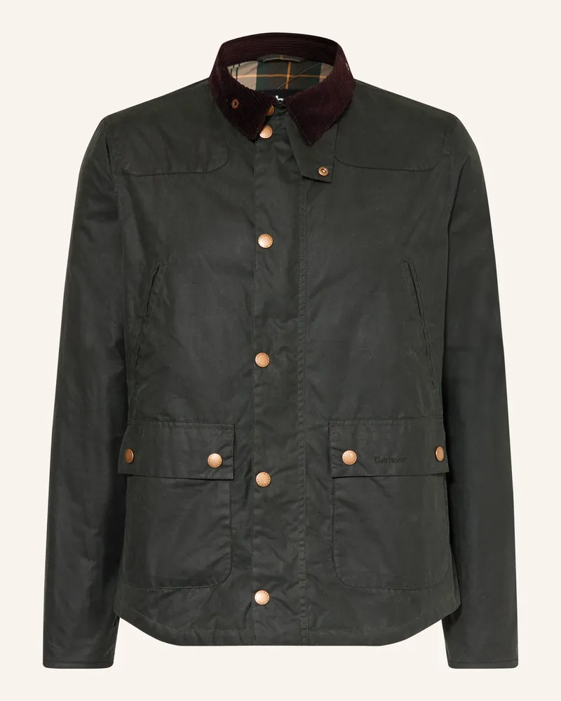 Barbour Fieldjacket Reelin gruen Dunkelgrün