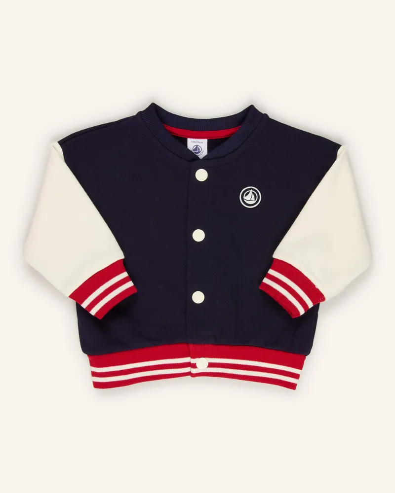 Petit Bateau Collegejacke blau Dunkelblau