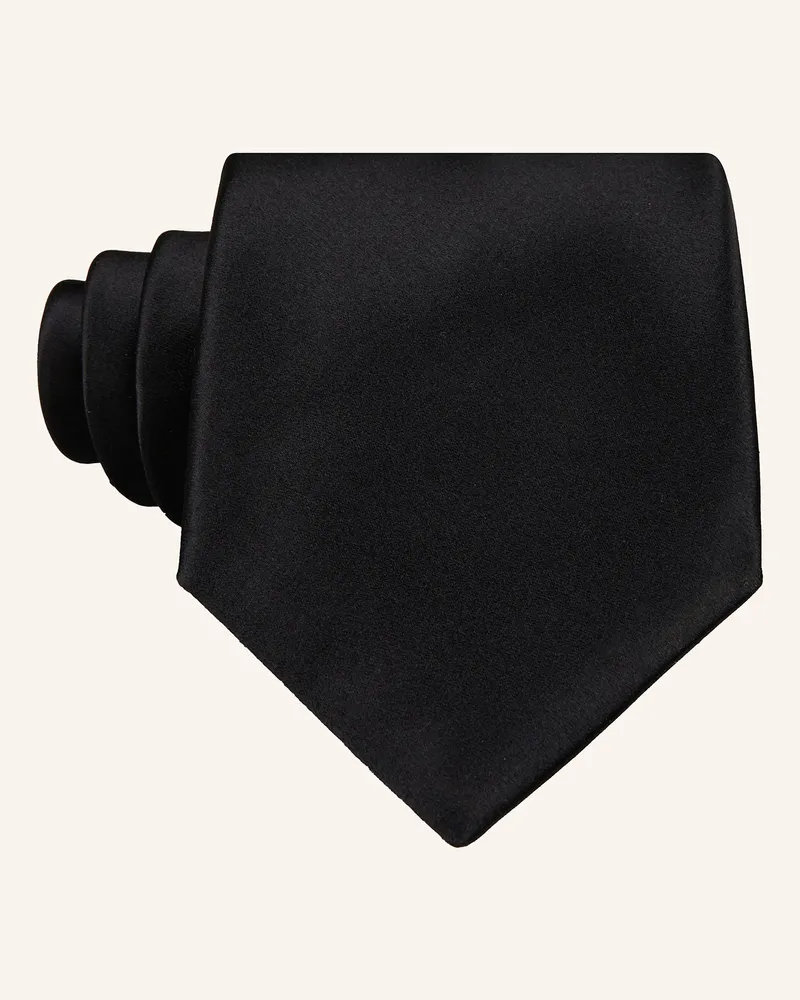 Eton Krawatte schwarz Schwarz