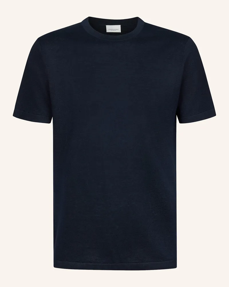 Profuomo T-Shirt blau Blau