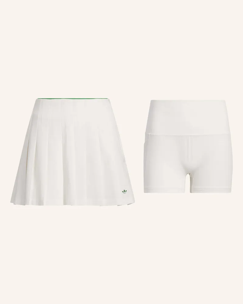 adidas ORIGINALS PLEATED SKORT Weiss