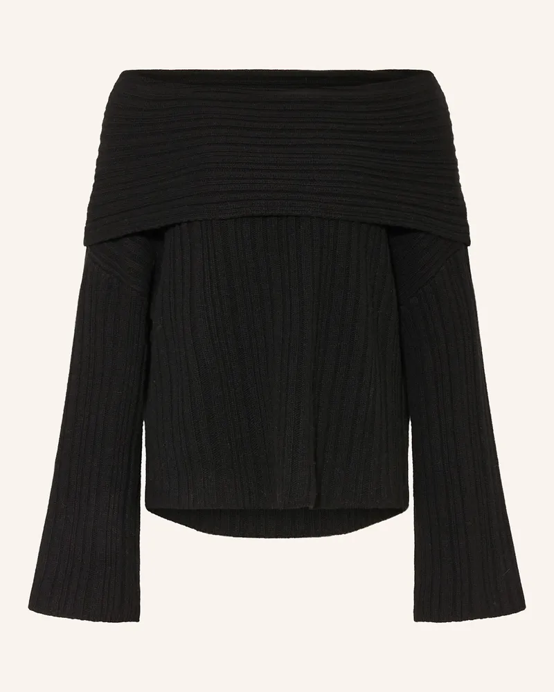 by Aylin Koenig Off-Shoulder-Pullover Liana schwarz Schwarz