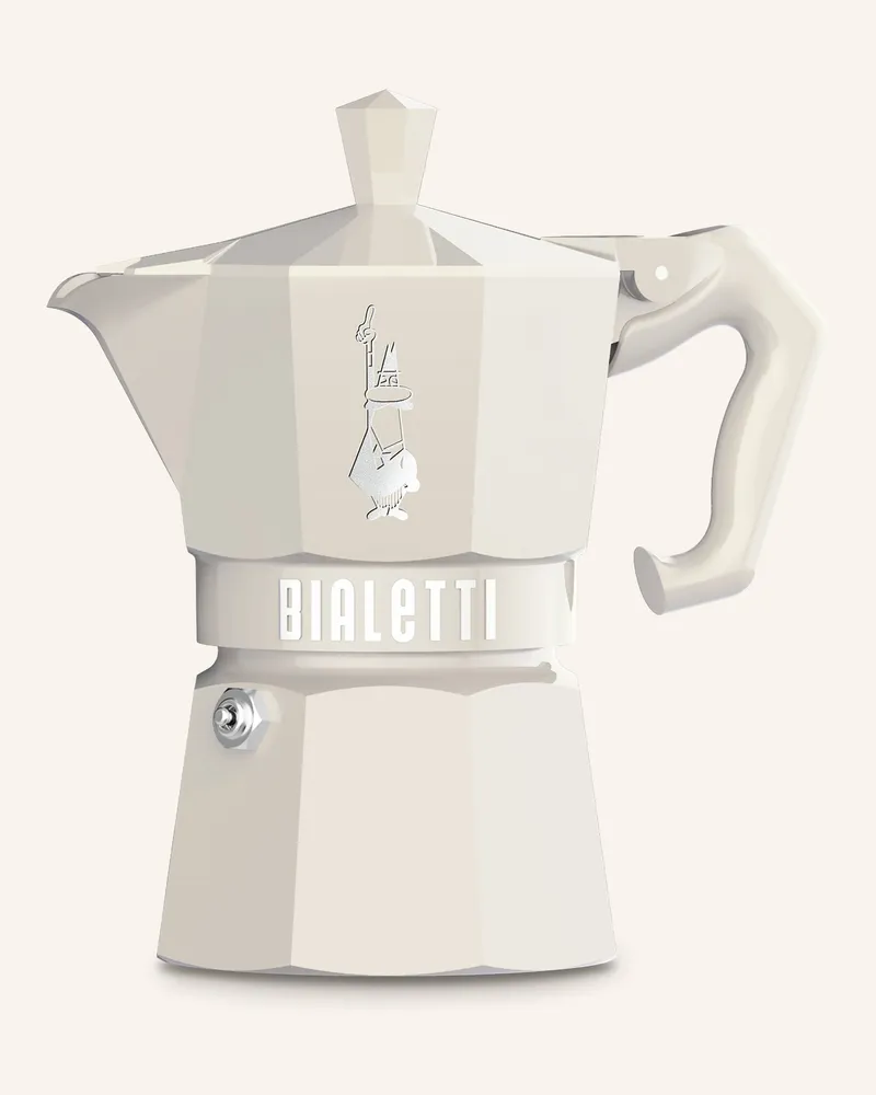 Bialetti Espressokocher Moka Exclusive beige Creme