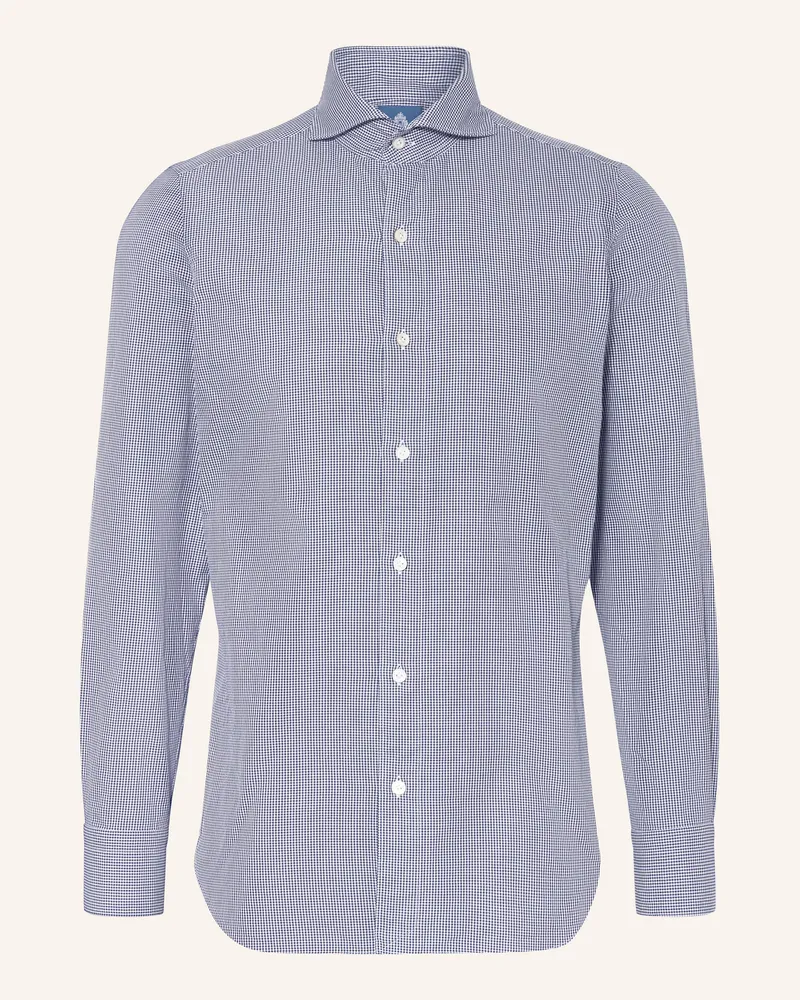 Finamore 1925 Hemd Sergio Tokyo Slim Fit blau Weiss