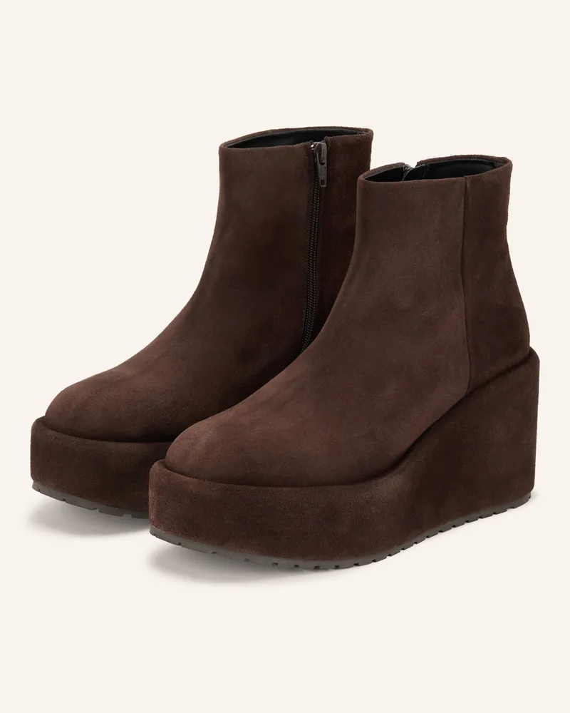 Paloma Barceló Plateau-Boots braun Dunkelbraun