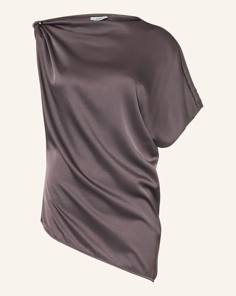 Reiss Blusenshirt Kezia braun Taupe